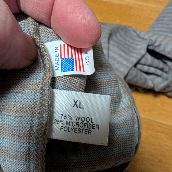 St. Croix Wool Blend Crewneck,XL - Picture 8 of 9